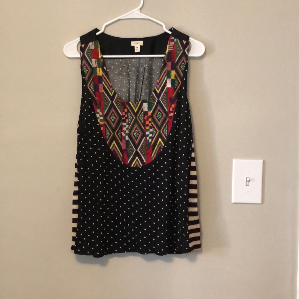 Anthropologie sleeveless bib top